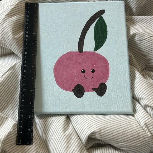 Cherry Acrylic Painting - Picture 2 of 4